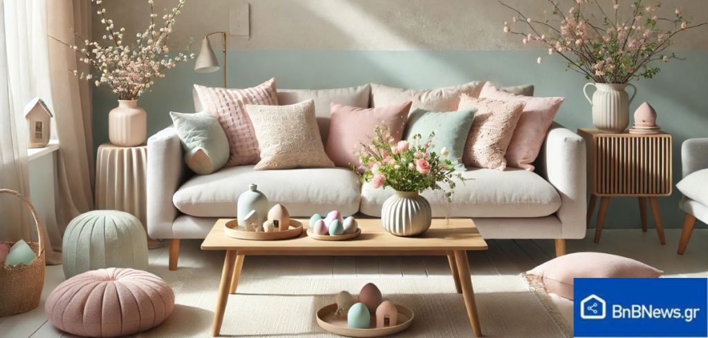 πασχαλινή διακόσμηση airbnb